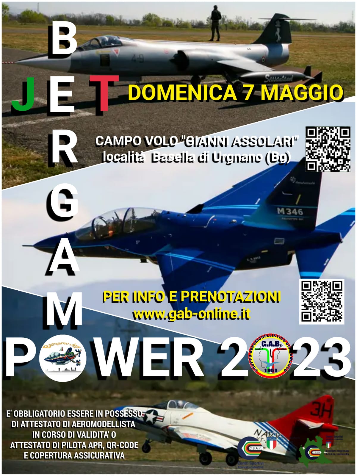 Al momento stai visualizzando Bergamo-Jet 7/05/2023